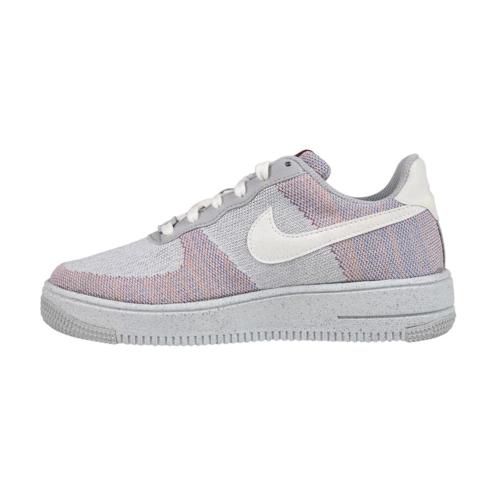 Nike Air Force 1 Crater Flyknit (GS) Big Kids' Shoes Wolf Grey dh3375-002