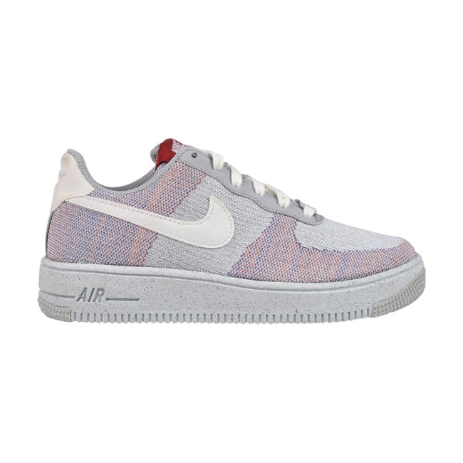 Nike Air Force 1 Crater Flyknit (GS) Big Kids' Shoes Wolf Grey dh3375-002