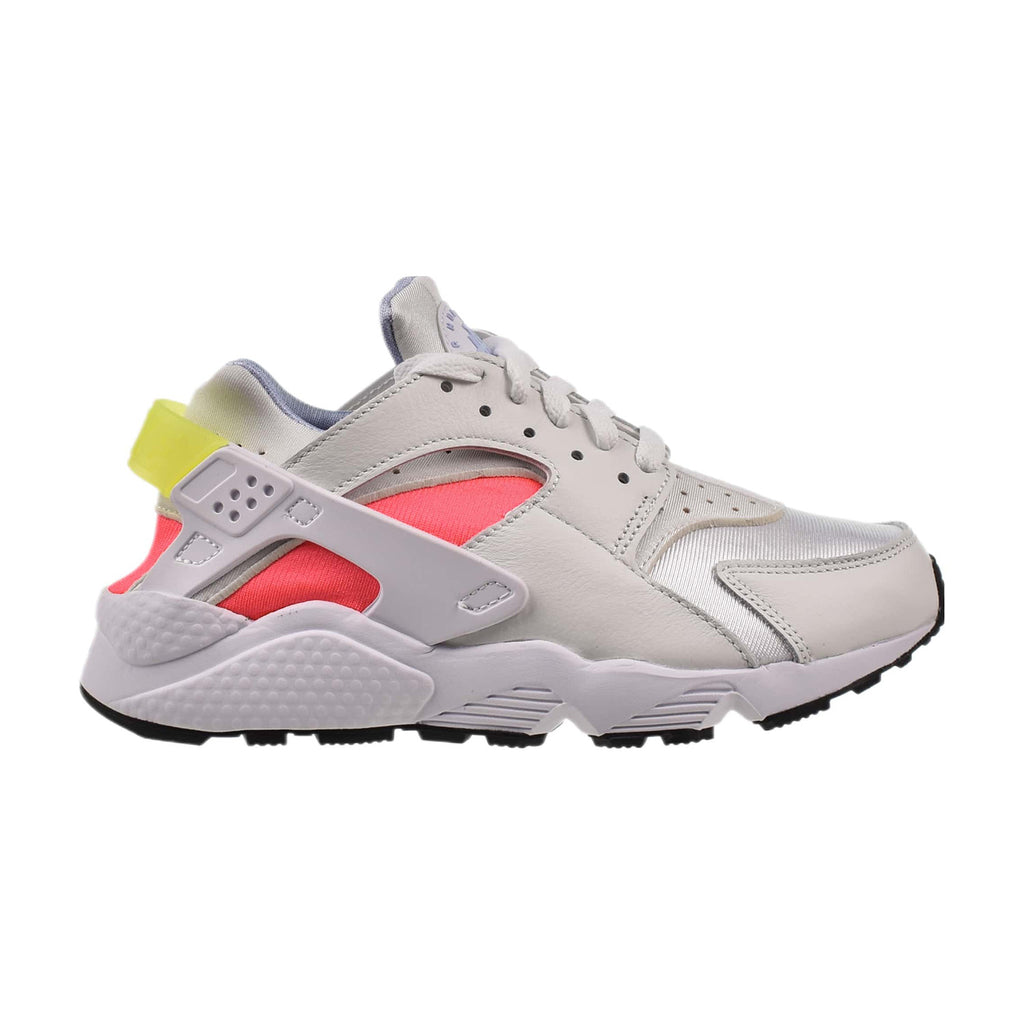 Nike Air Huarache Women's Shoes White-Bright Crimson-Volt