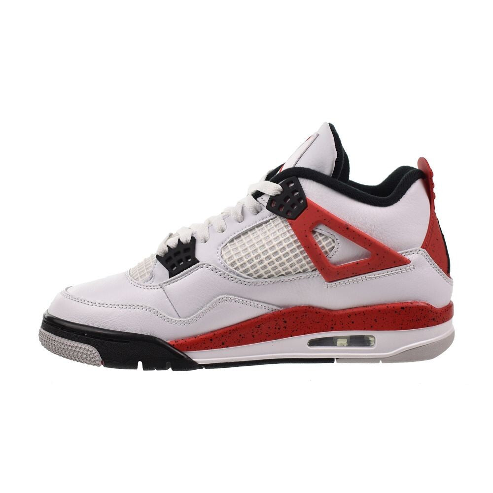 Air Jordan 4 Retro Men's Shoes White/Fire-Red/Black dh6927-161