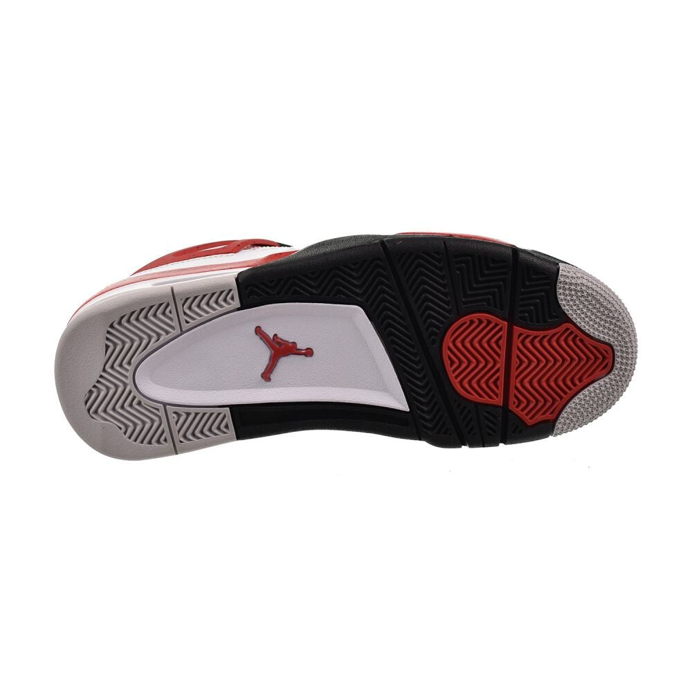 Air Jordan 4 Retro Men's Shoes White/Fire-Red/Black dh6927-161