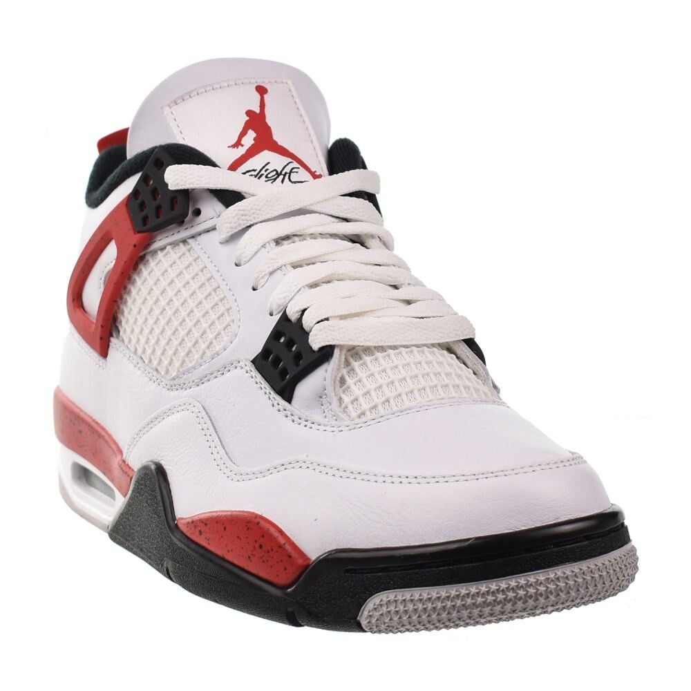 Air Jordan 4 Retro Men's Shoes White/Fire-Red/Black dh6927-161