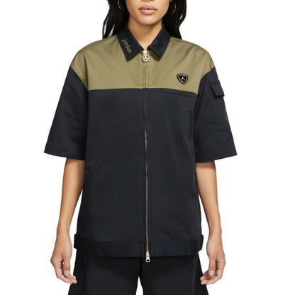 Air Jordan x Aleali May Women's Crew Shirt Black/Medium Olive dj0629-010