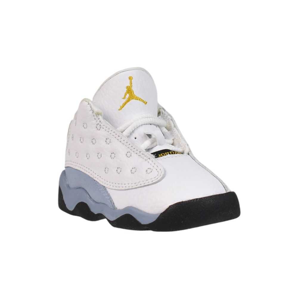 Jordan 13 Retro Toddlers' Shoes White/Yellow/Blue/Grey dj3004-170