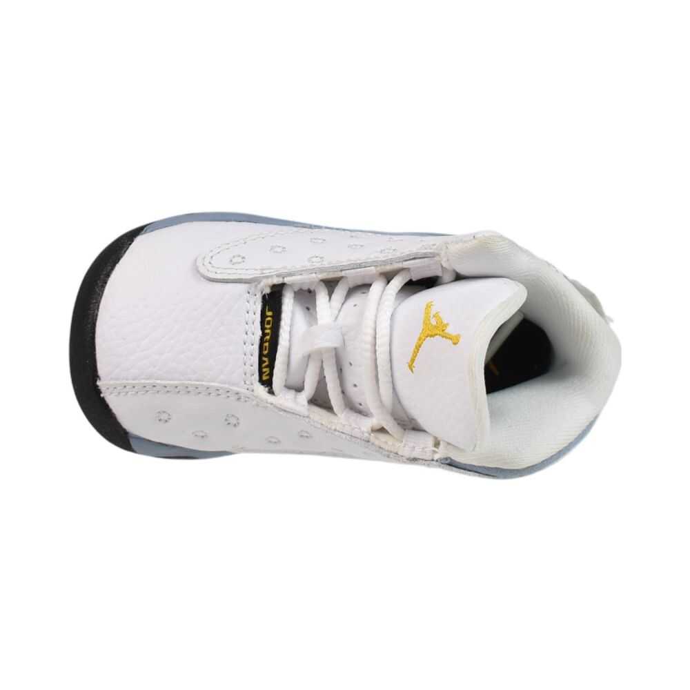 Jordan 13 Retro Toddlers' Shoes White/Yellow/Blue/Grey dj3004-170