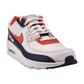 Nike Air Max 90 USA Denim (GS) Big Kids' Shoes White-Chile Red