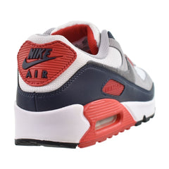 Nike Air Max 90 Cool Grey Red Navy Blue White Shoes DM0029-117 NBY Men’s Sizes Nike Air Max 90 Cool Grey University Red USA Running Shoes  main image 4