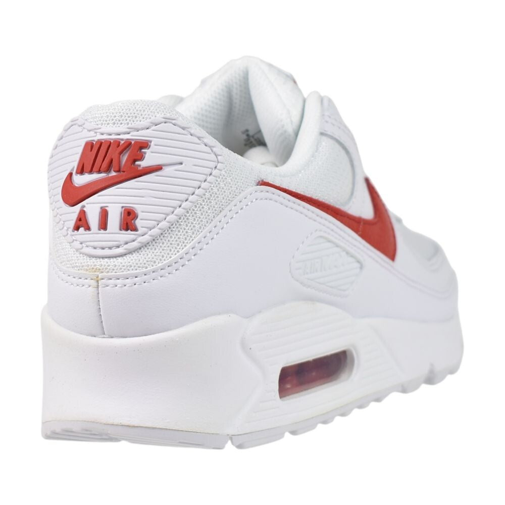 Nike Air Max 90 Men's Shoes White/University Red dm0029-120