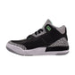 Jordan 3 Retro "Green Glow" (PS) Little Kids' Shoes Black-Wolf Grey-Green