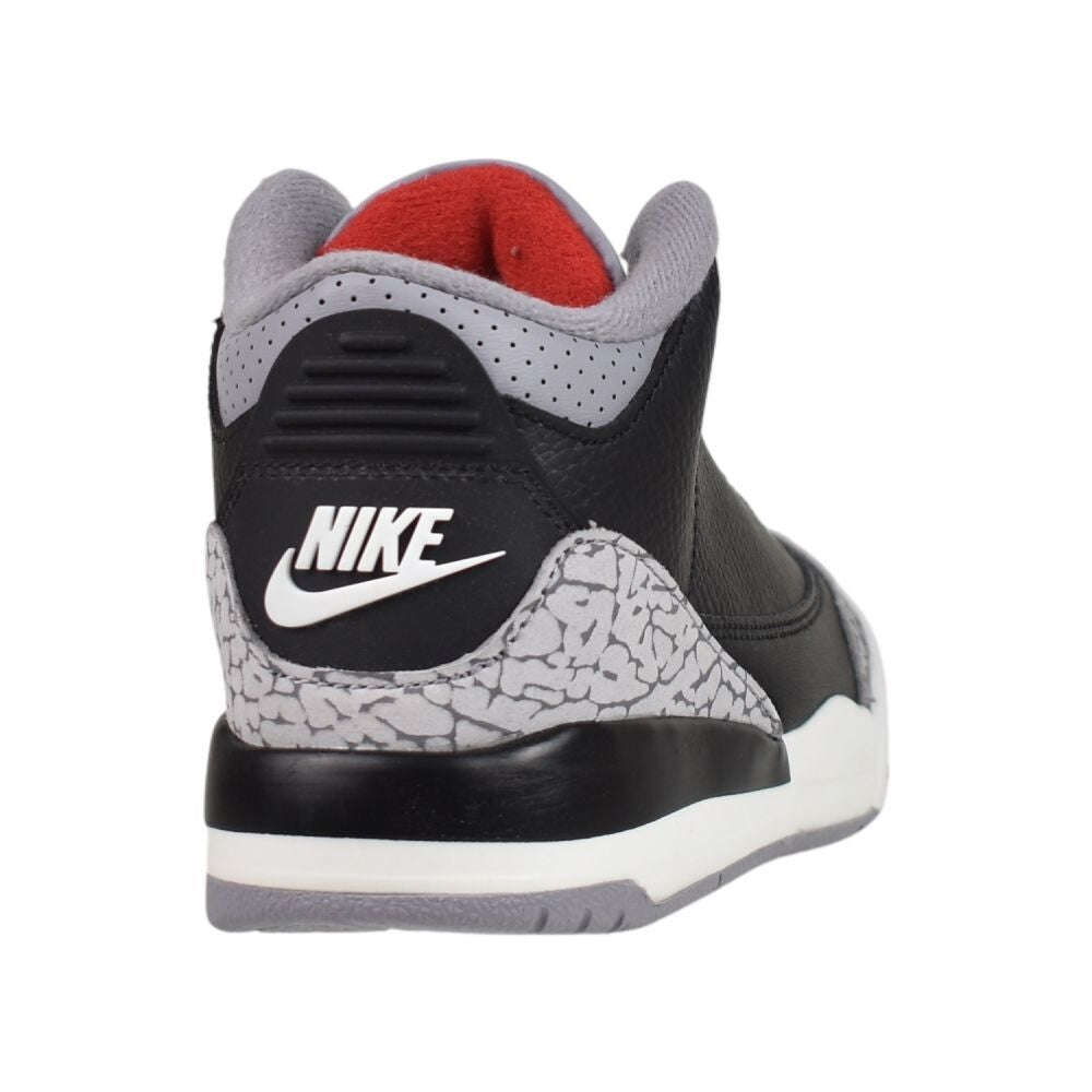 Jordan 3 Retro OG (PS) "Black Cement" Little Kids Shoes Fire Red dm0966-010