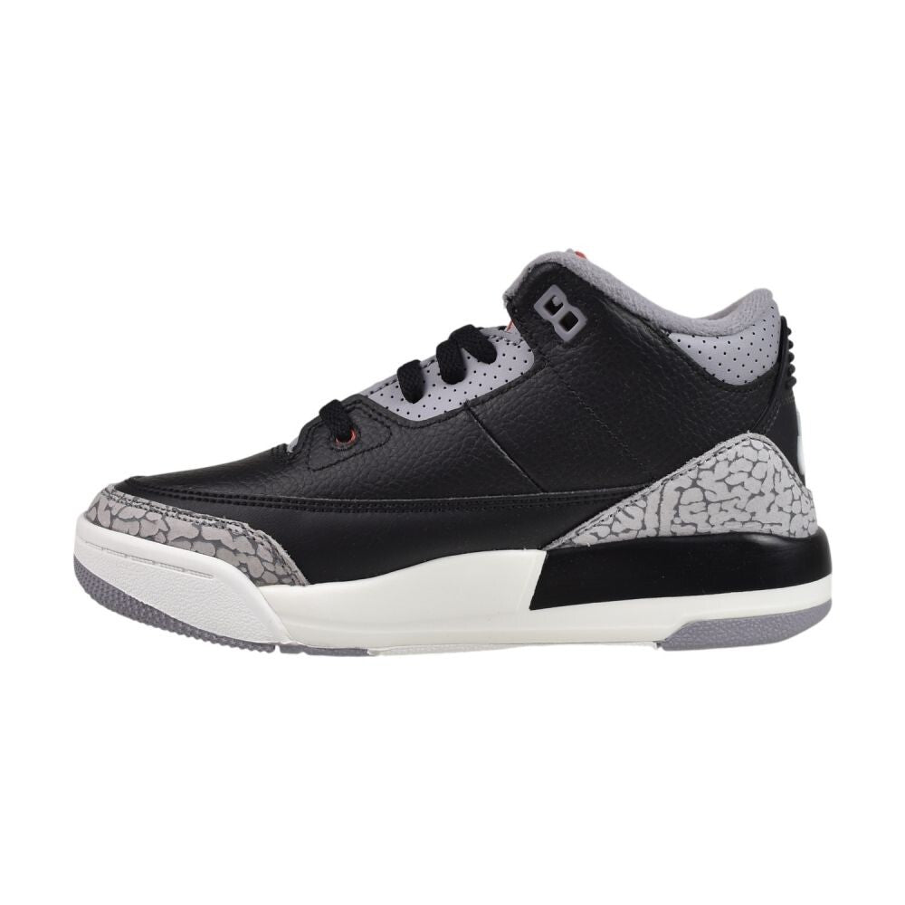 Jordan 3 Retro OG (PS) "Black Cement" Little Kids Shoes Fire Red dm0966-010