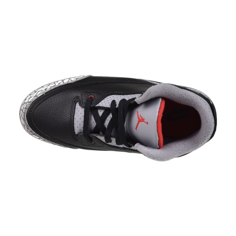 Jordan 3 Retro OG (PS) "Black Cement" Little Kids Shoes Fire Red dm0966-010