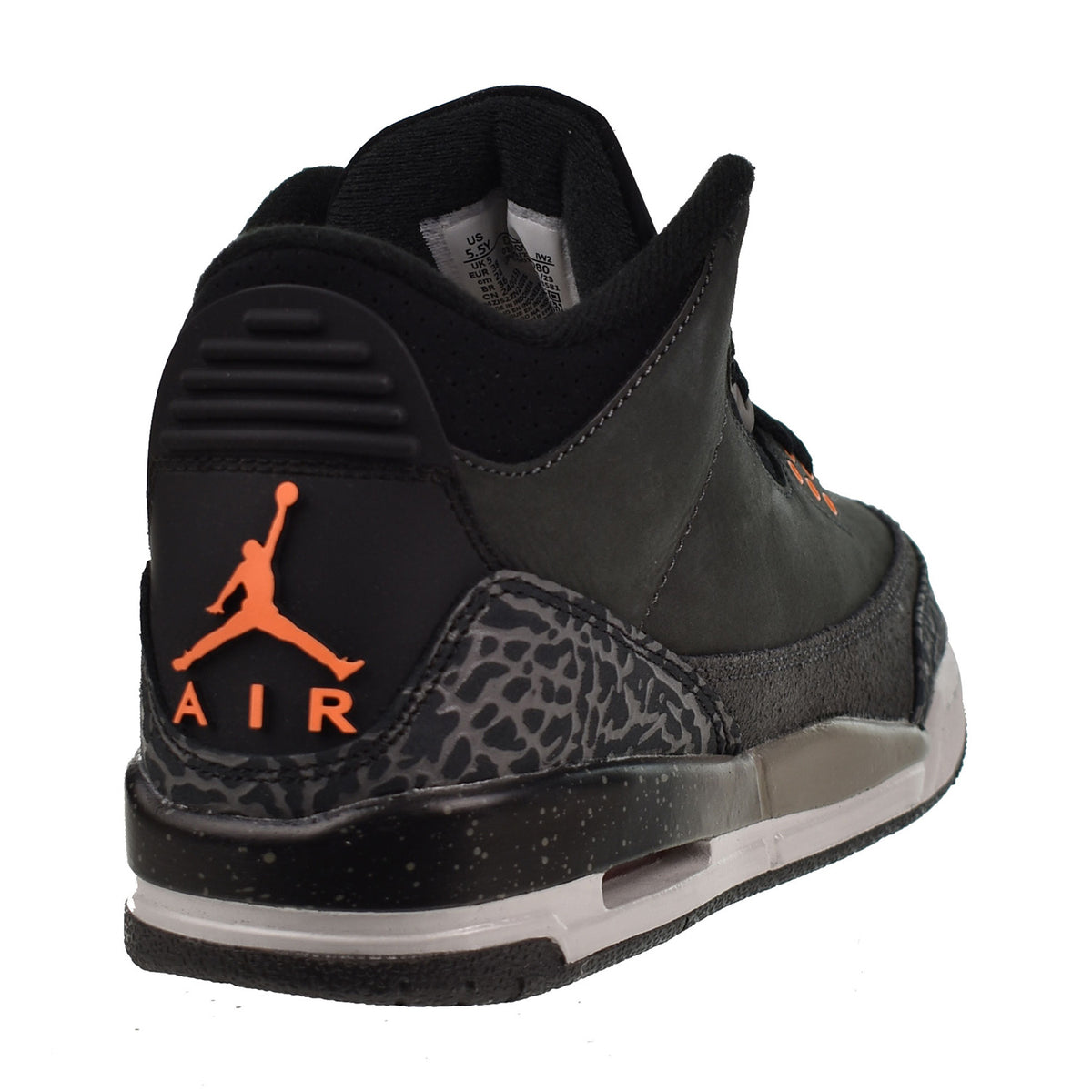 Jordan 3 Retro (GS) "Fear Pack" Big Kids' Shoes Night Stadium-Total Orange