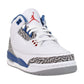Jordan 3 Retro (GS) "True Blue" Big Kids' Shoes White/Fire Red dm0967-104