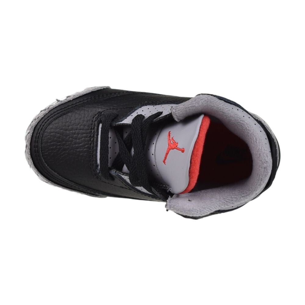 Jordan 3 Retro "Black Cement" Toddlers' Shoes Black/Fire Red dm0968-010
