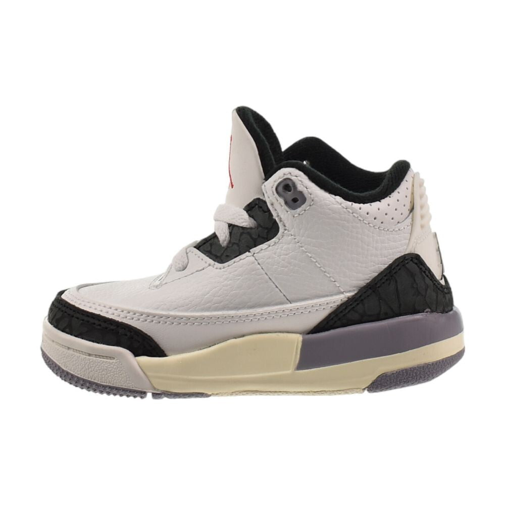 Jordan 3 Retro (TD) Toddlers' Shoes Summit White/Fire Red dm0968-106