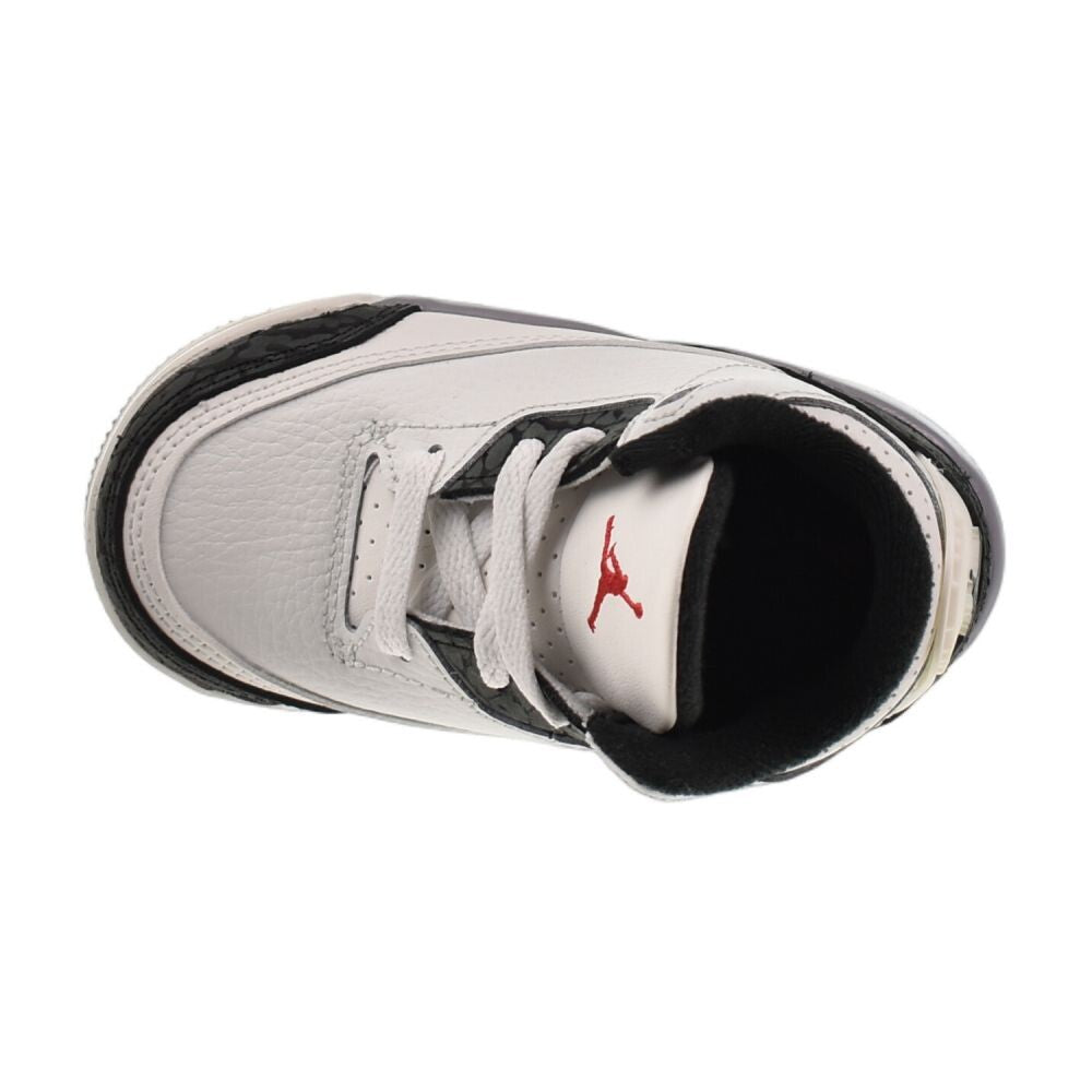 Jordan 3 Retro (TD) Toddlers' Shoes Summit White/Fire Red dm0968-106