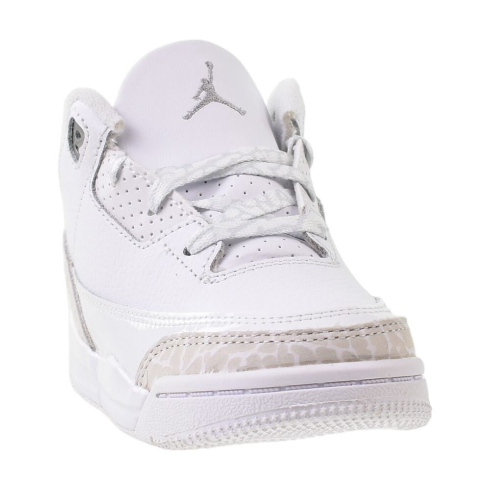 Jordan 3 Retro (TD) "Pure Money" Toddlers' Shoes White/Silver dm0968-111