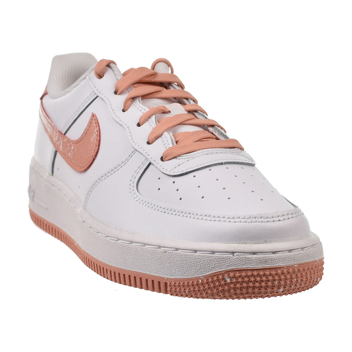 Nike Air Force 1 LV8 (GS) Big Kids' Shoes White-Light Madder Root