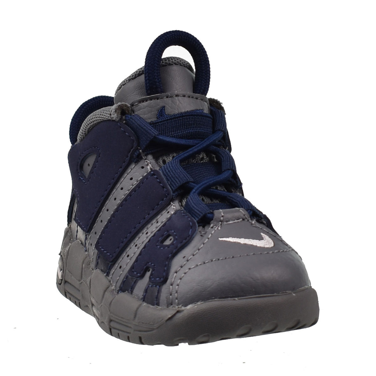 Nike Air More Uptempo (TD) Toddler Shoes Cool Grey-Midnight Navy 