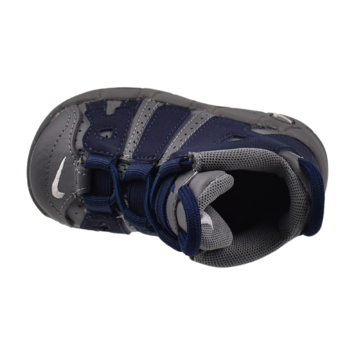 Nike Air More Uptempo (TD) Toddler Shoes Cool Grey-Midnight Navy 