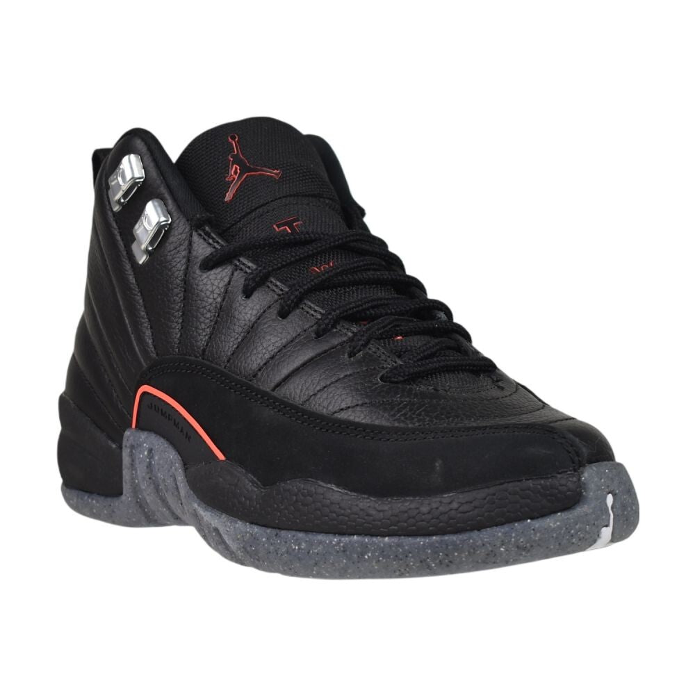 Air Jordan 12 Retro (GS) Big Kids' Shoes Black/Crimson dm5204-006
