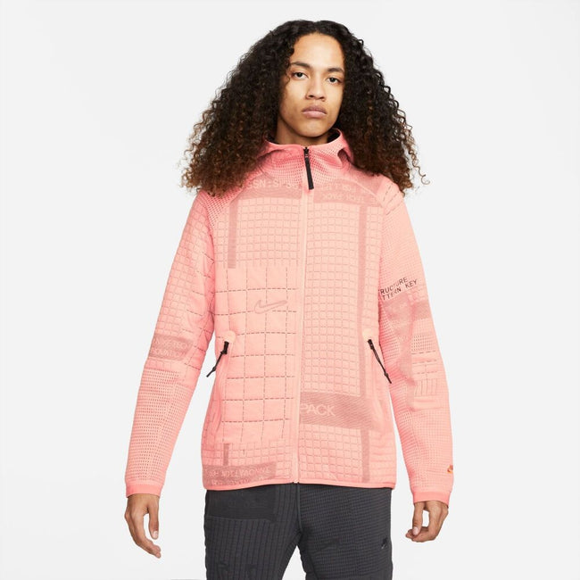 Nike Sportswear Therma-fit Adv Tech Pack Men's Hoodie Light Madder Root dm5525-824