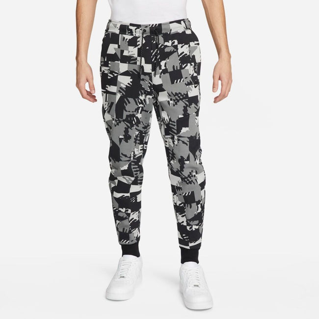 Nike Sportswear Tech Fleece Printed Camo Men's Pants Grey-Black dm6472-077