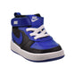 Nike Court Borough Mid 2 TDV Toddlers' Shoes Black/Game Royal dm8874-001