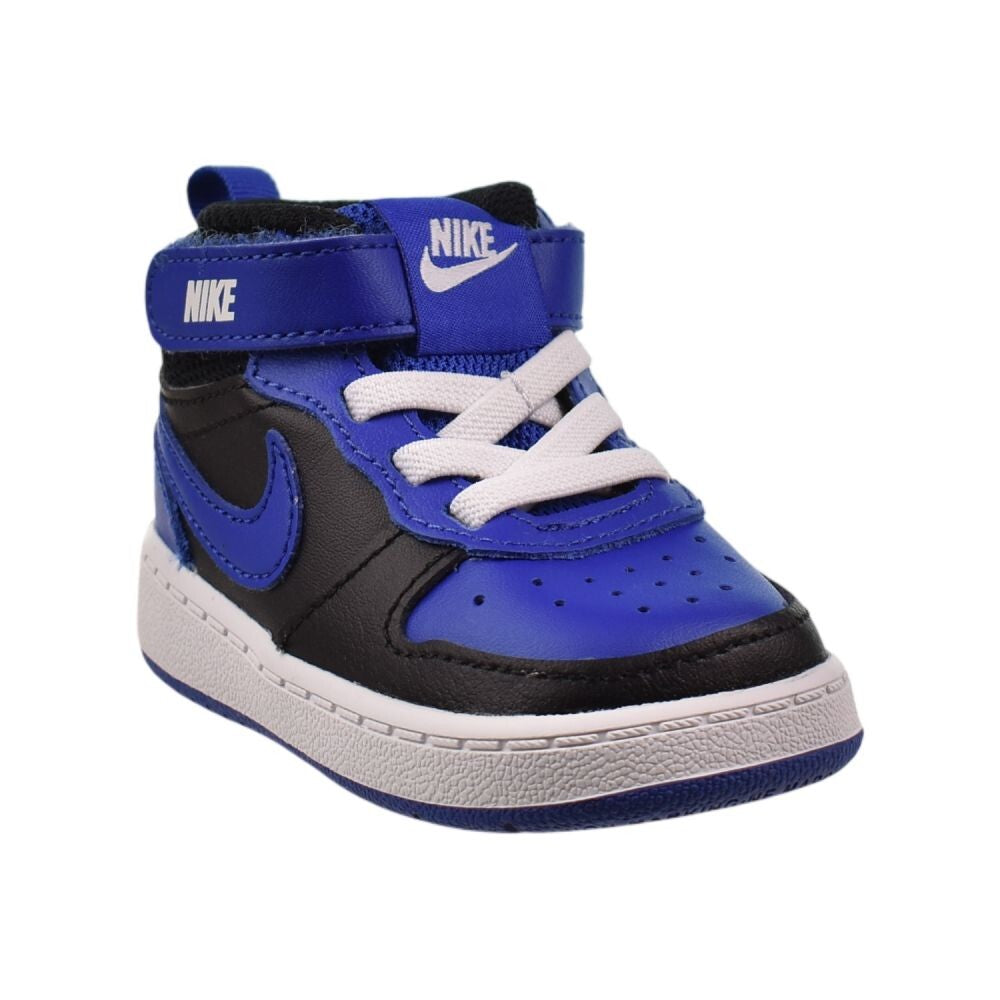 Nike Court Borough Mid 2 TDV Toddlers' Shoes Black/Game Royal dm8874-001