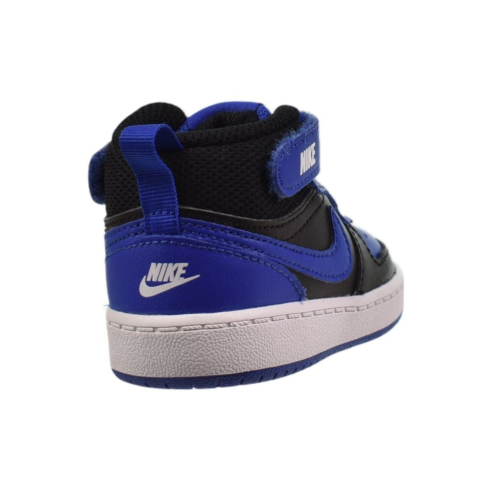 Nike Court Borough Mid 2 TDV Toddlers' Shoes Black/Game Royal dm8874-001