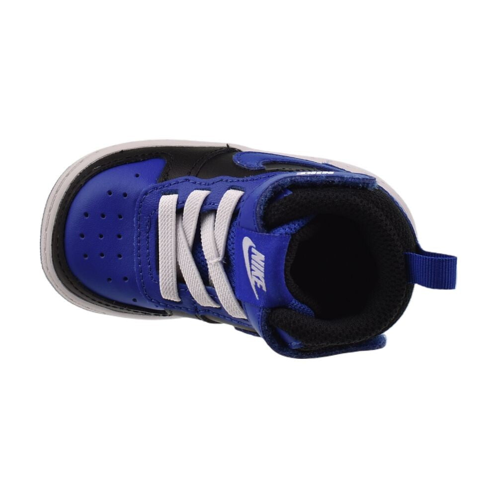 Nike Court Borough Mid 2 TDV Toddlers' Shoes Black/Game Royal dm8874-001