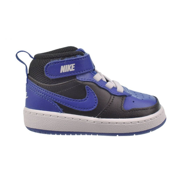 Nike Court Borough Mid 2 TDV Toddlers' Shoes Black/Game Royal dm8874-001