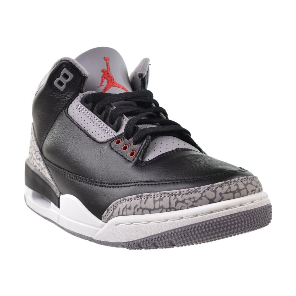Air Jordan 3 Retro Men's Shoes Black/Fire Red-Cement Grey dn3707-010
