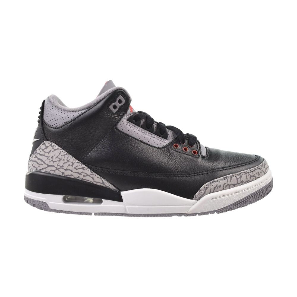 Air Jordan 3 Retro Men's Shoes Black/Fire Red-Cement Grey dn3707-010