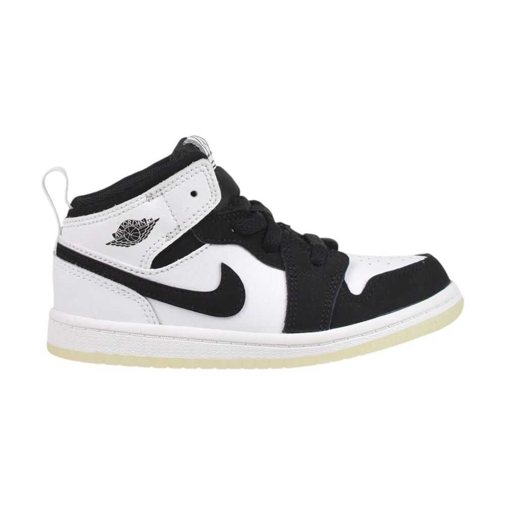 Jordan 1 Mid SE (TD) Toddlers' Shoes White/Black dn4322-100