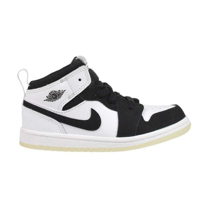 Jordan 1 Mid SE (TD) Toddlers' Shoes White/Black dn4322-100