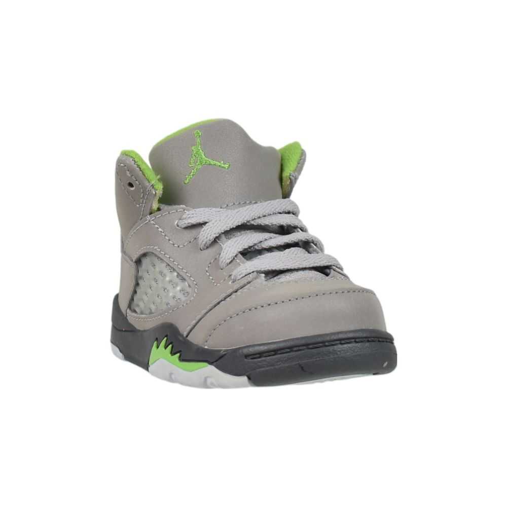 Jordan 5 Retro (TD) Toddlers' Shoes Silver/Green Bean dq3736-003
