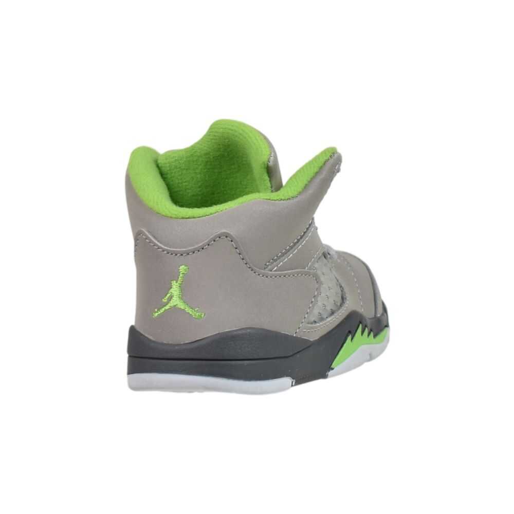 Jordan 5 Retro (TD) Toddlers' Shoes Silver/Green Bean dq3736-003