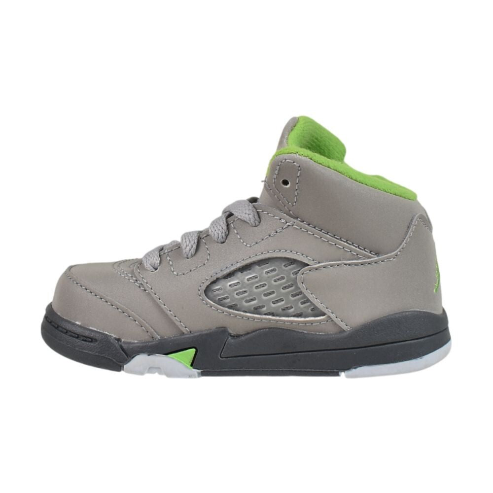 Jordan 5 Retro (TD) Toddlers' Shoes Silver/Green Bean dq3736-003