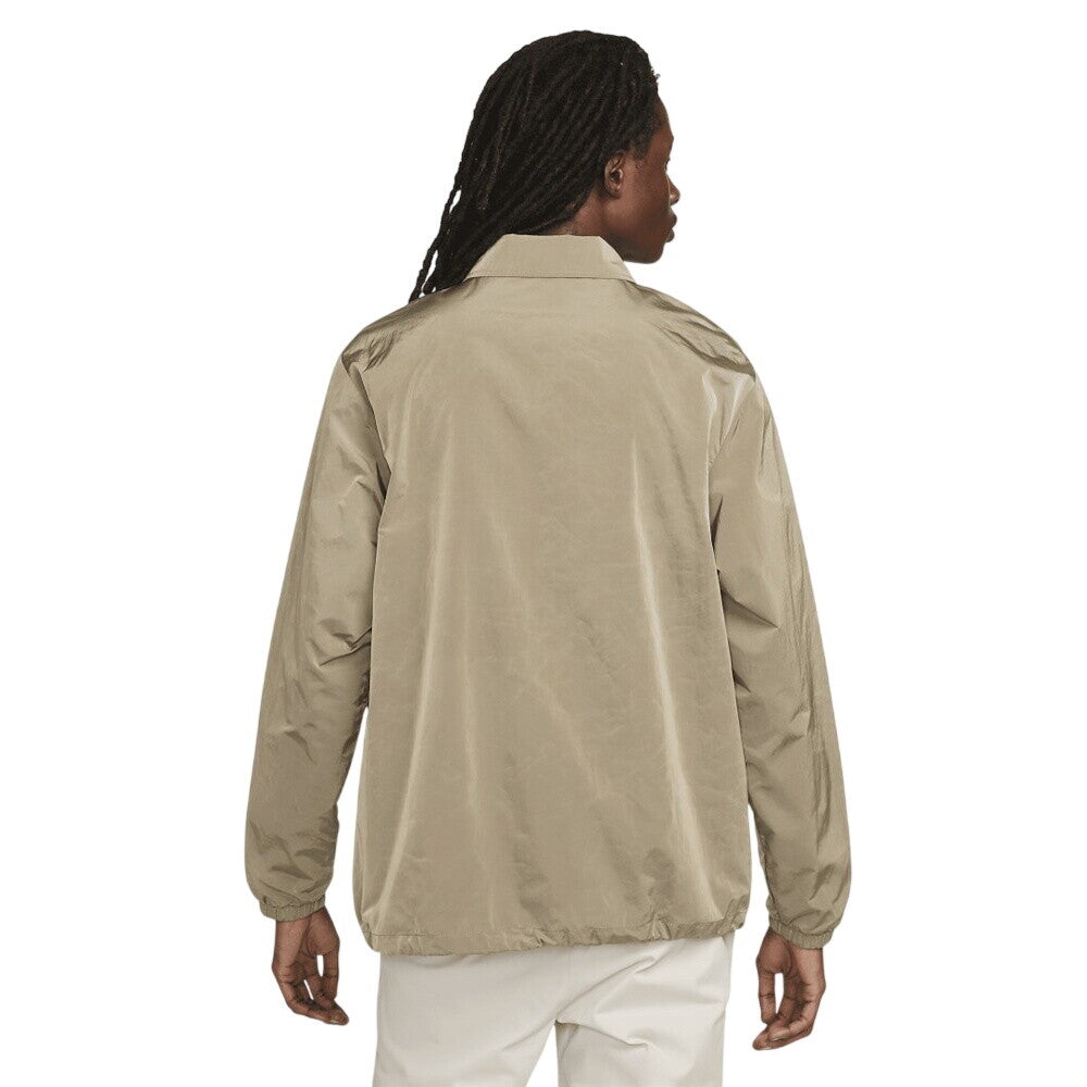 Nike Sportswear Authentic Men's Coaches Jacket Khaki/White dq5005-247