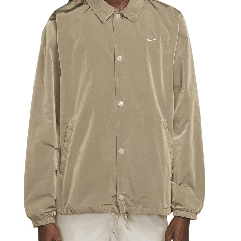 Nike Sportswear Authentic Men's Coaches Jacket Khaki/White dq5005-247