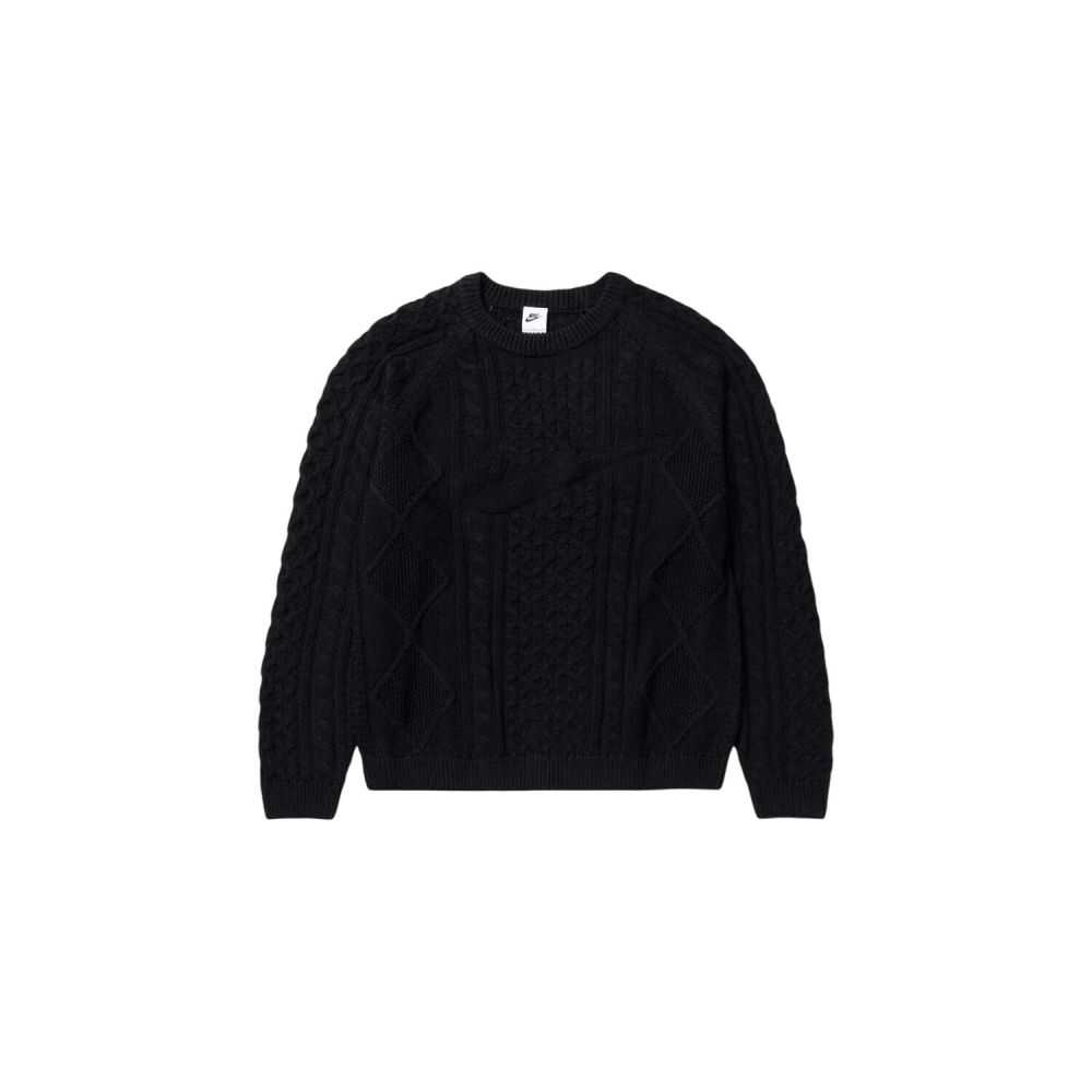 Nike Life Cable Knit Men's Sweater Black dq5176-010