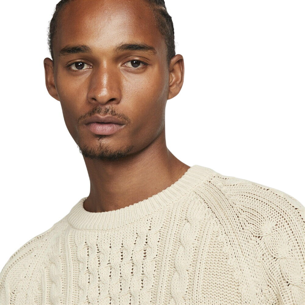 Nike Life Cable Knit Men's Sweater Rattan dq5176-206