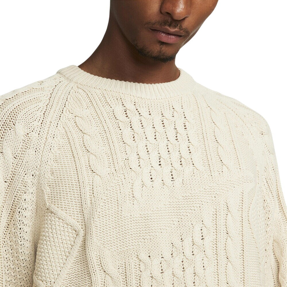 Nike Life Cable Knit Men's Sweater Rattan dq5176-206