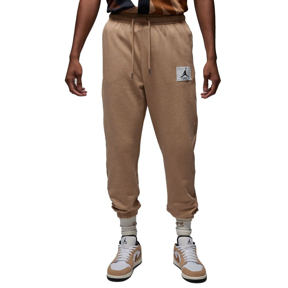 Jordan Flight Fleece Men's Sweatpants Hemp-Heather-Sail dq7468-201