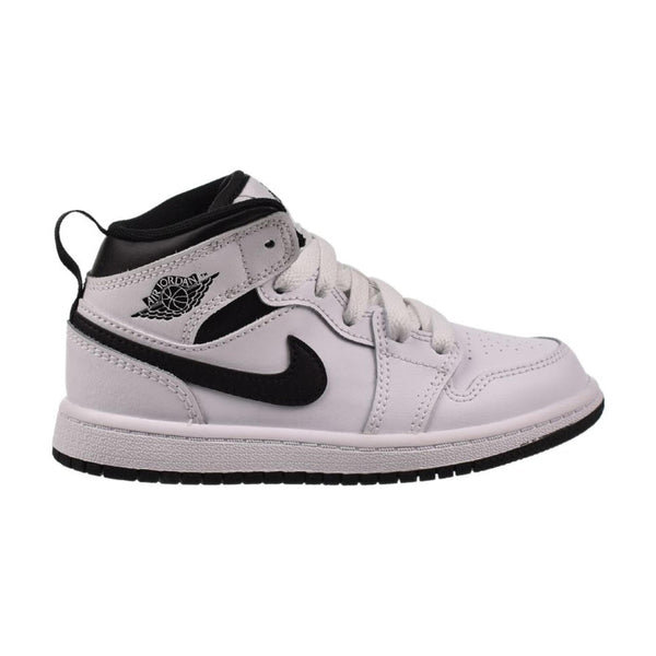 Jordan 1 Mid (PS) Little Kids' Shoes White-Black