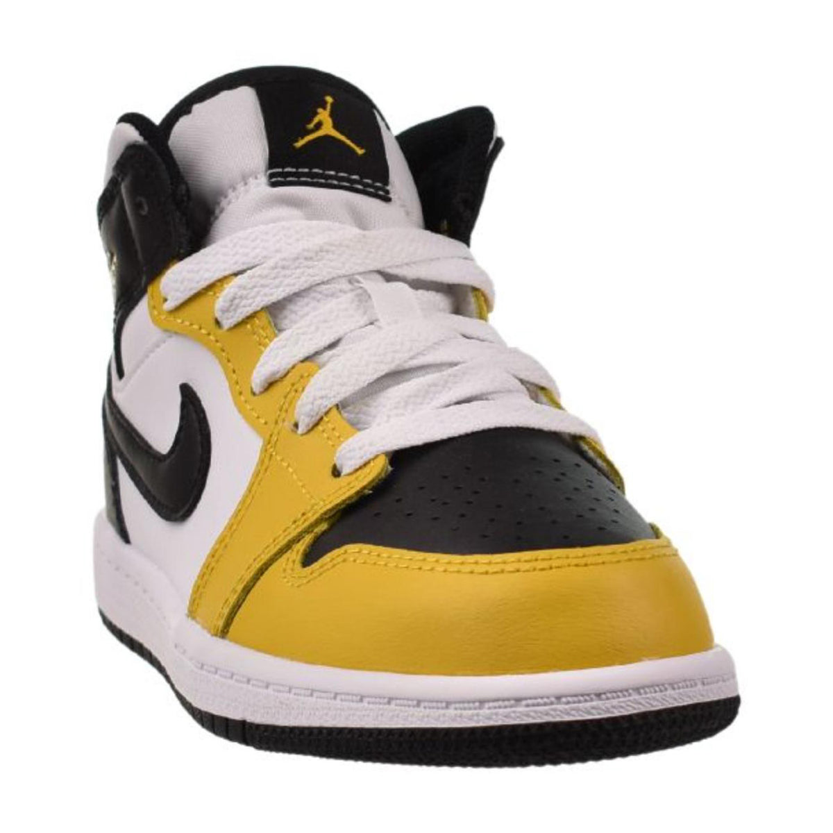 Jordan 1 Mid (PS) Little Kids' Shoes Yellow Ochre/Black-White