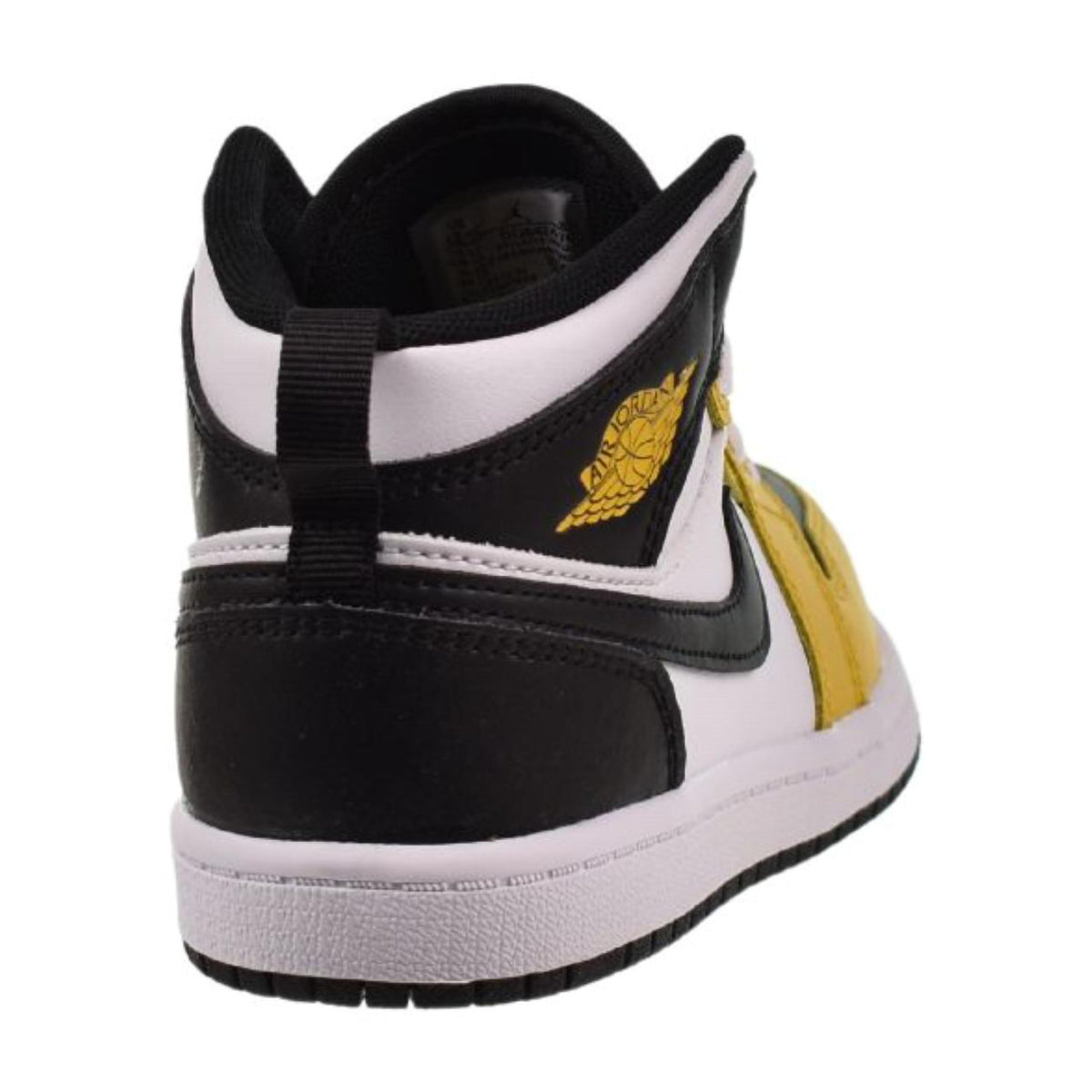 Jordan 1 Mid (PS) Little Kids' Shoes Yellow Ochre/Black-White