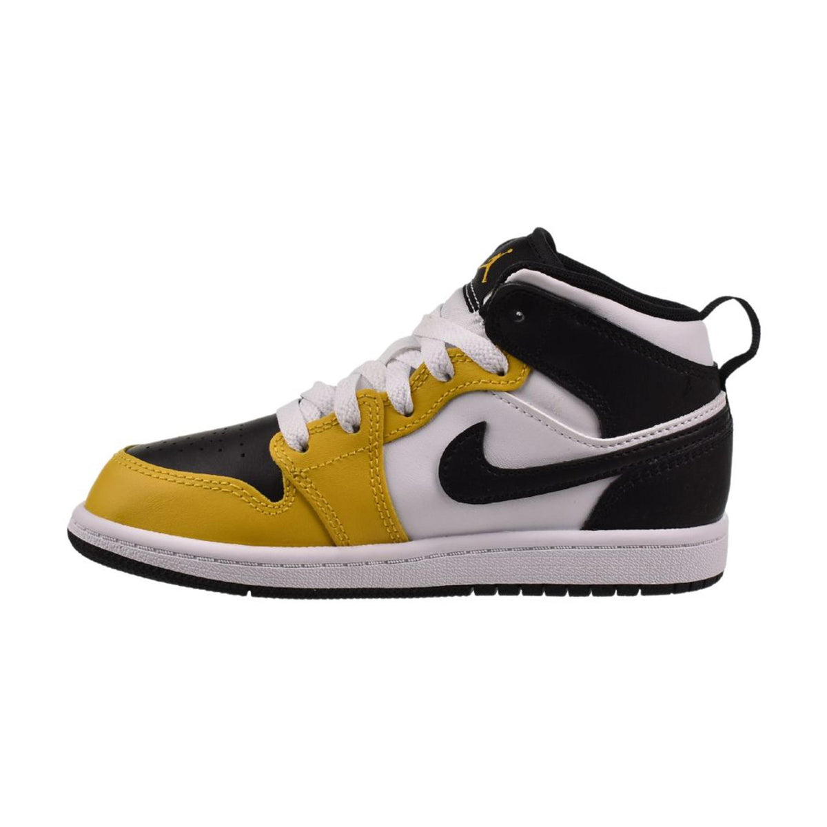 Jordan 1 Mid (PS) Little Kids' Shoes Yellow Ochre/Black-White